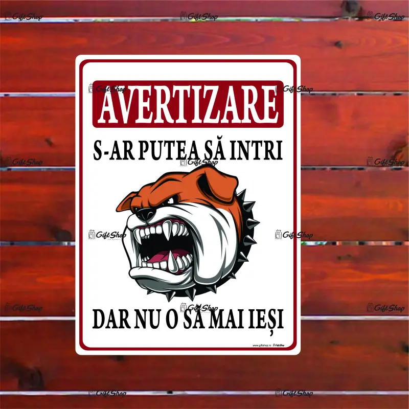 Avertizare s-ar putea sa intri dar nu o sa mai iesi, indicator amuzant 150x200 mm